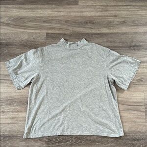 Project Social T Gray Crew Neck Boxy Tee